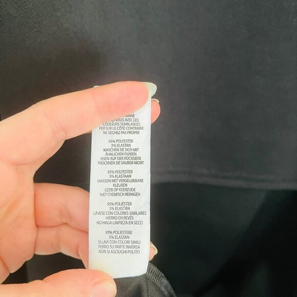 NWT Boohoo Plus Poppy Double Layer Midi Dress in Black SZ 20 - Picture 5 of 7